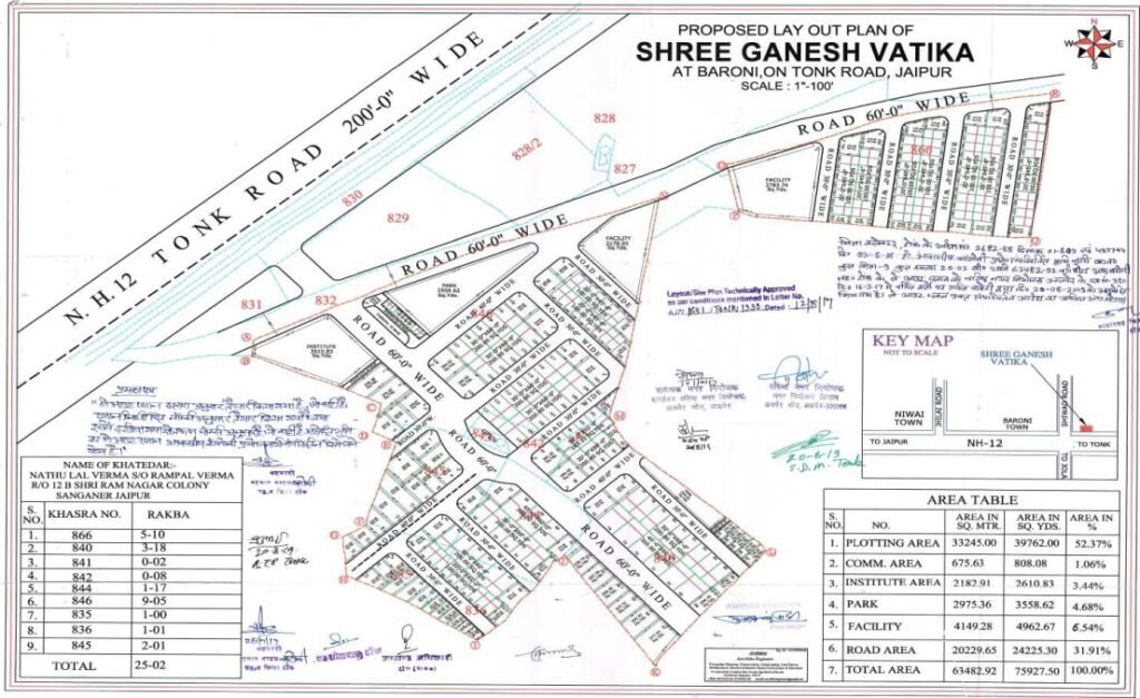 Layout Plan - Shree Ganesh Vatika